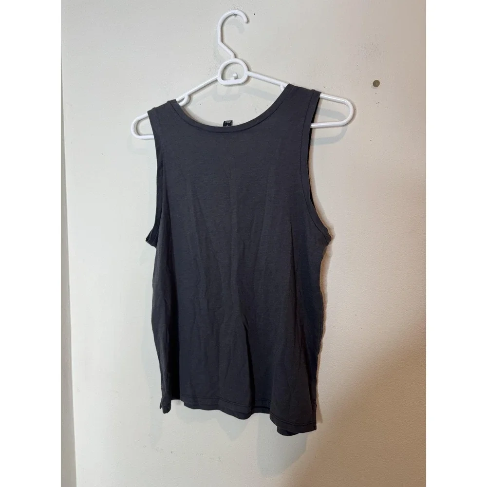 Patagonia Tank‎ Top Mens Small Gray Basic Sleeveless Casual Summer Crew Neck